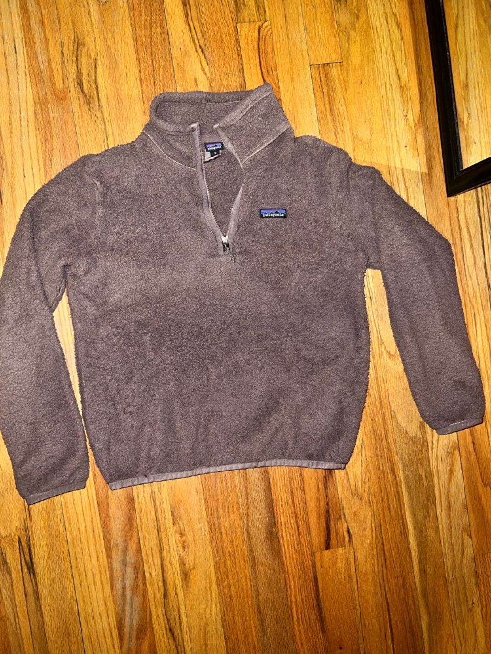 Patagonia Brown Sherpa Quarter-Zip Pullover